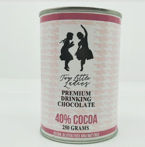 Two Little Ladies Hot Chocolate 40 %  ( Vegan, Gluten & Nut free.)